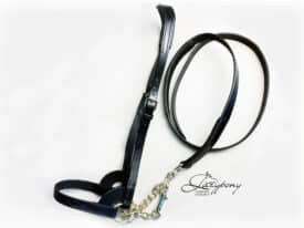 Leather Show halter Lazypony