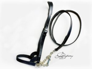 Leather Show halter Lazypony