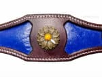 Leather halter noseband Lazypony, handmade Bronc Noseband