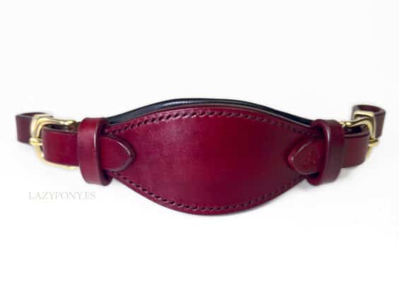 Anatomical hackamore Lazypony, leather bitless noseband