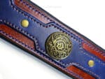 wide leather dog collar