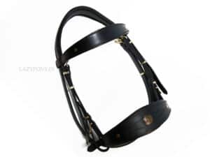 black baroque horse bridle Lazypony
