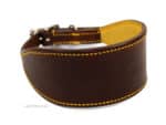 Custom brown hound collar Lazypony