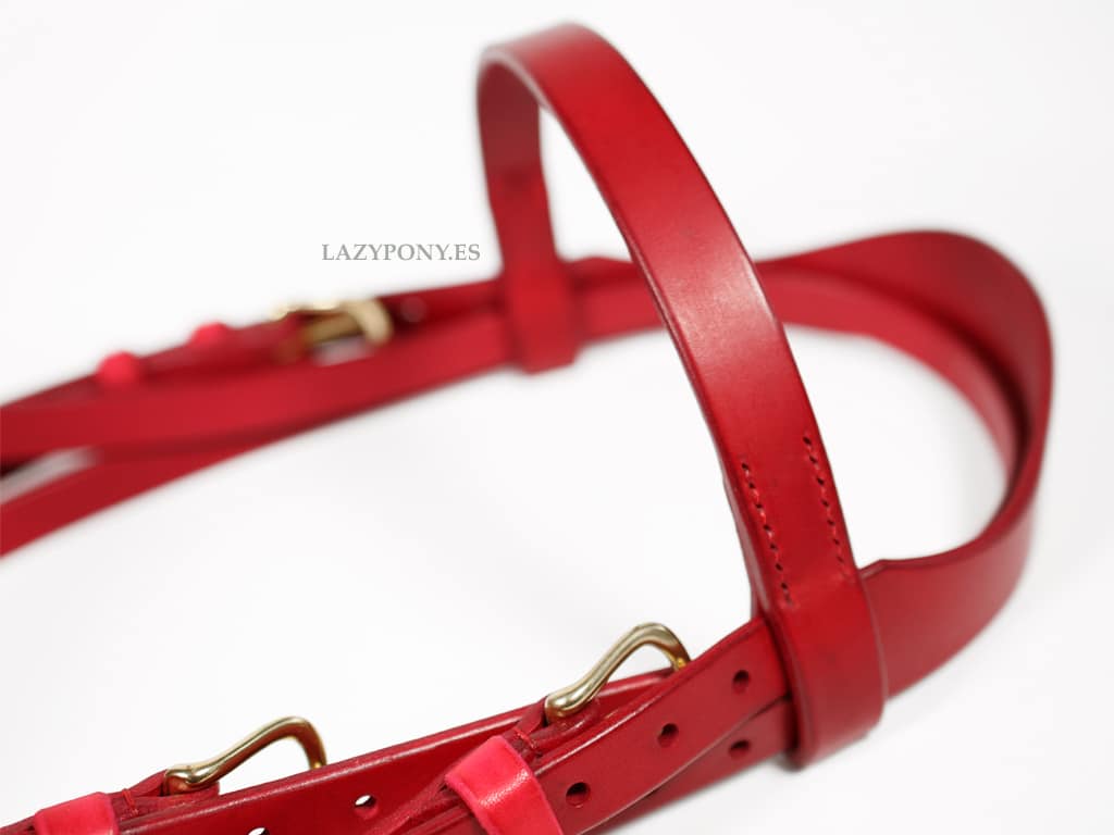 red hunter bridle Lazypony