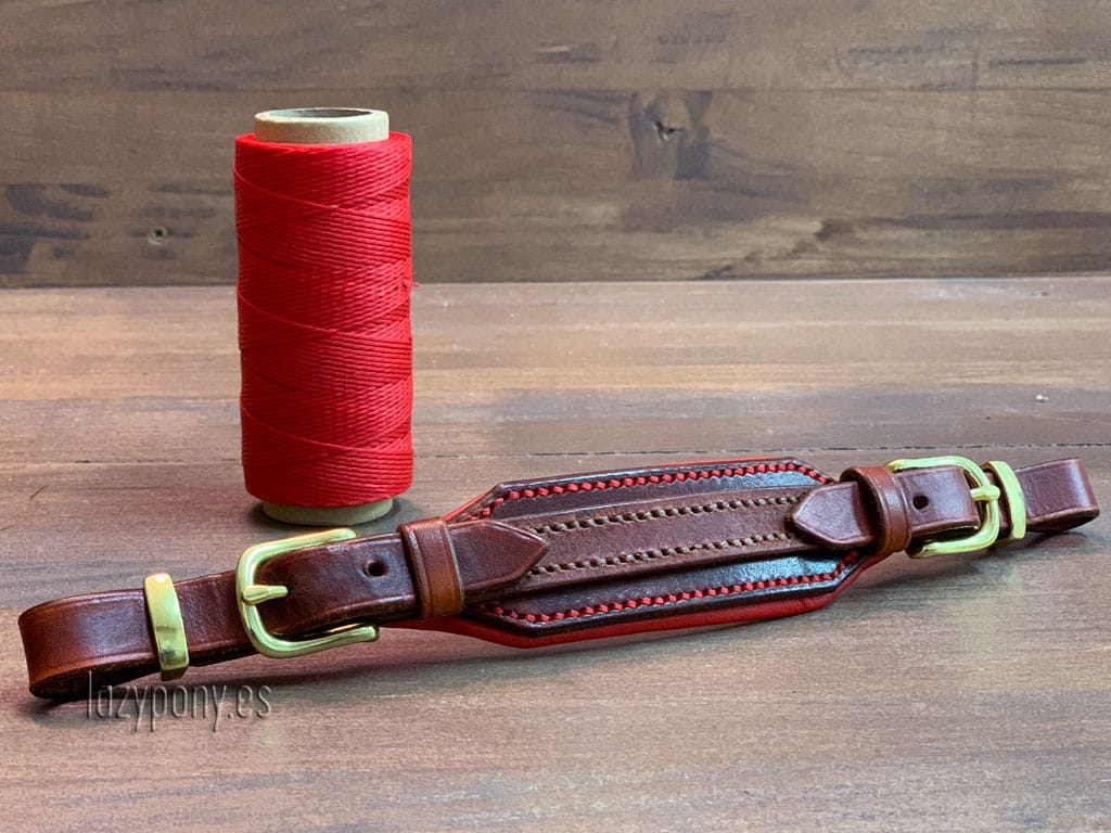 brown hackamore noseband