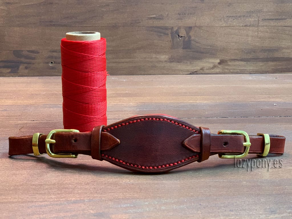 Brown anatomic hackamore noseband