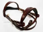 padded horse leather bridle