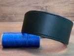 Black hound dog collar