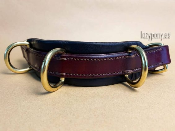 Leather noseband with rings Lazypony - Image 12
