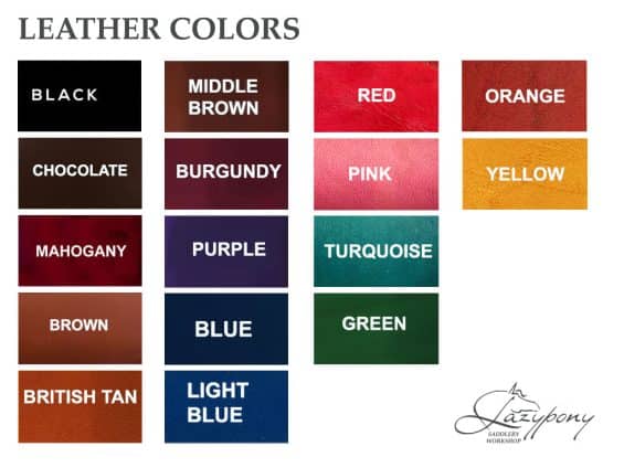 leather colors Lazypony