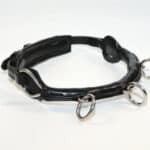 black cavesson noseband with chain Lazypony
