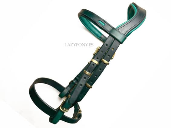 custom hunter leather bridle