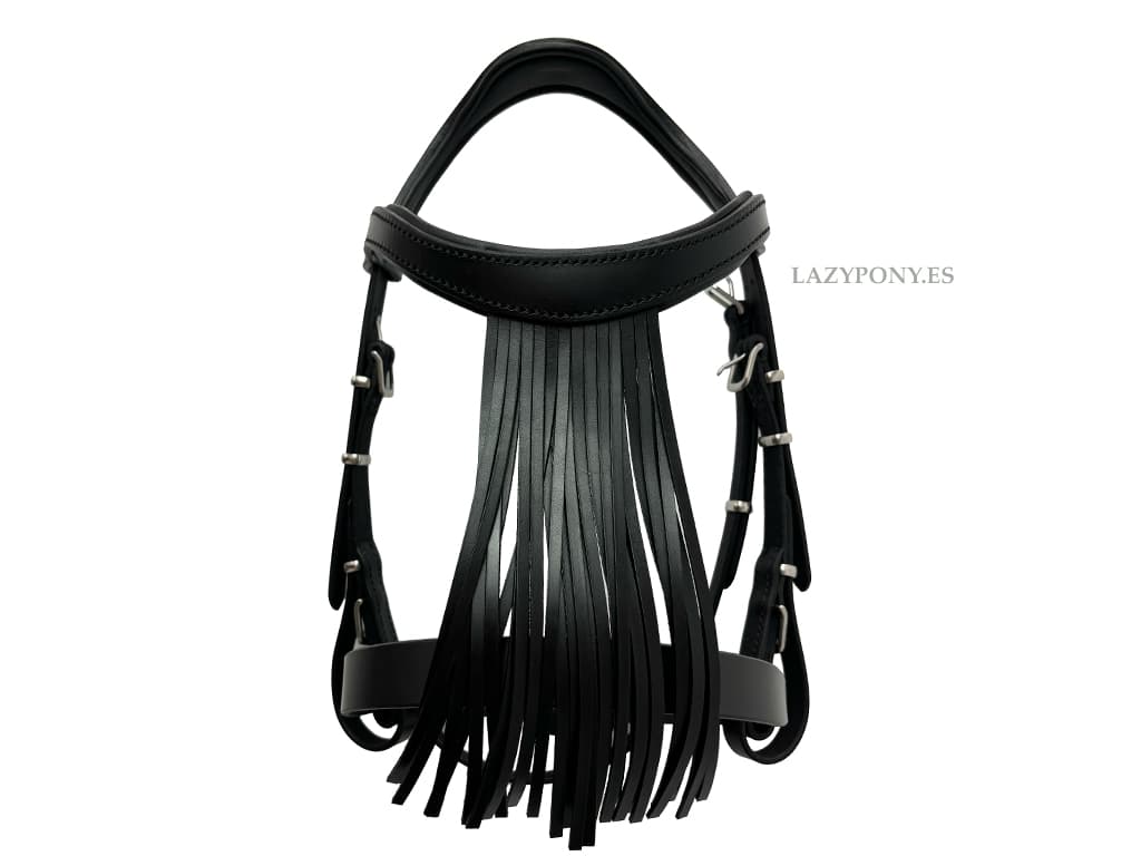browband with fringe bridle Lazypony