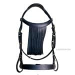 fringe browband bridle Lazypony