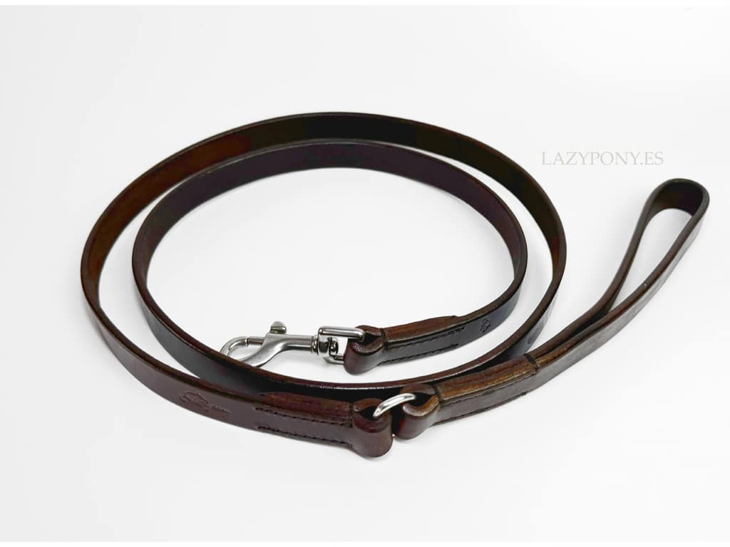 2075 solid leather dog collar