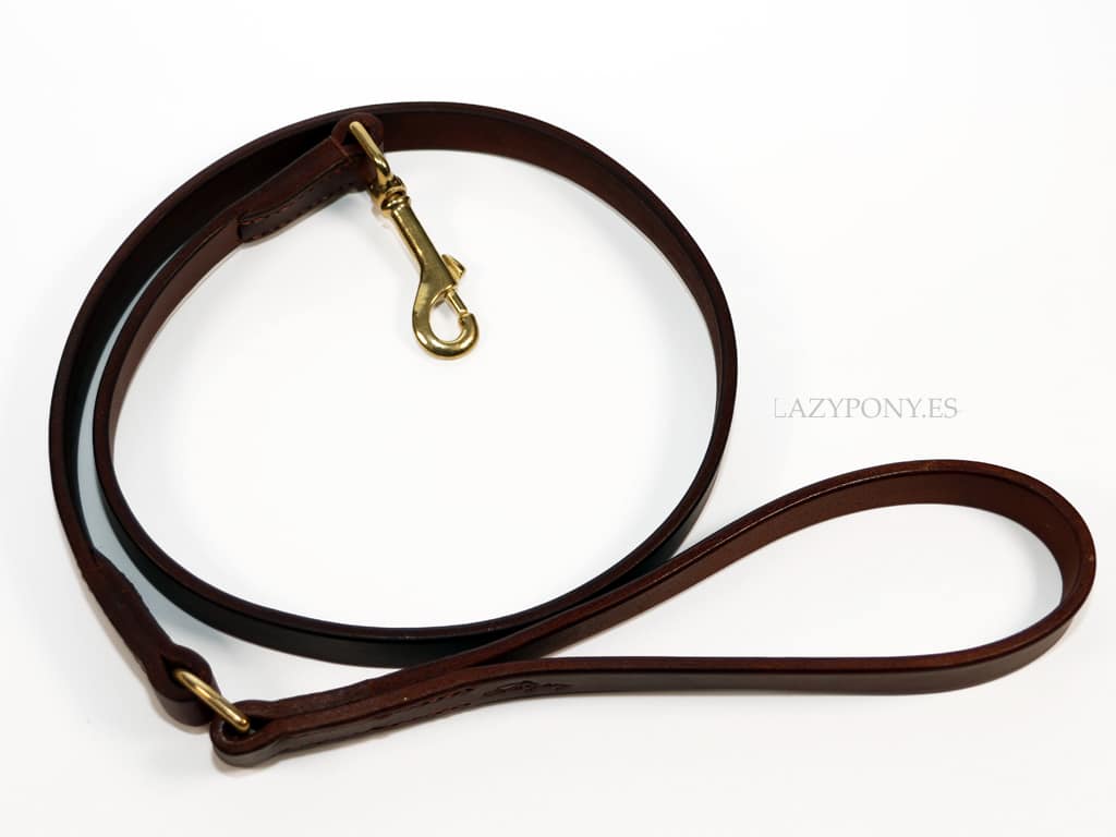 2283 premium leather dog leash Lazypony