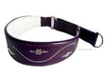 Custom Leather Martingale Collar Lazypony with Name ID