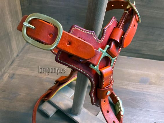 leather dog harness