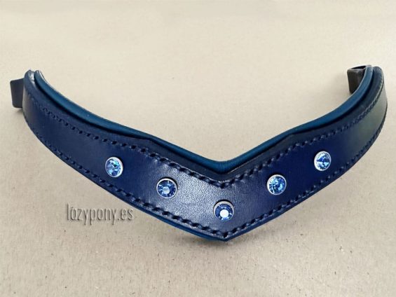 fancy browband with cristales