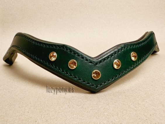 fancy browband with cristales
