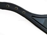 Patent browband Trilliant Lazypony, handmade horse leather browband