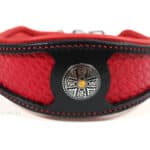 curved leather dog collar