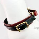 Leather martingale dog collar Foxhound Lazypony