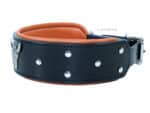 wide leather collar for large breeds Lazypony