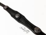 Medieval browband Lazypony, fancy leather horse browband
