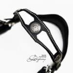 Medieval browband Lazypony, fancy leather horse browband