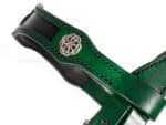 Medieval browband Lazypony, fancy leather horse browband