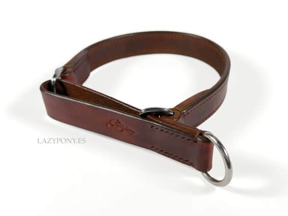 slip on dog leather collar lazypony