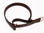 Leather Martingale Collar with Name Tag