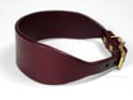 hound leather dog collar