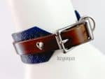 tooled leather dog collar Lazypony
