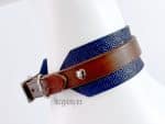tooled leather dog collar Lazypony