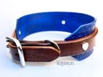 tooled leather dog collar Lazypony
