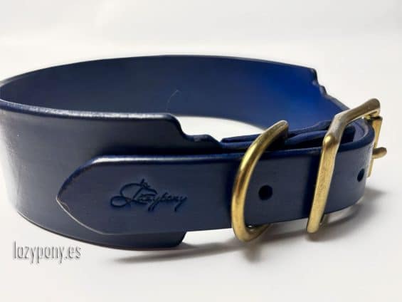 wide leather collar Lazypony