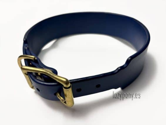 wide leather collar Lazypony