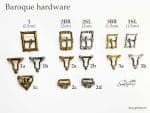 baroque buckles for bridle