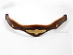Baroque browband Classic Lazypony, leather handmade browband