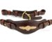 Baroque hackamore Lazypony with chin strap, leather bitless horse noseband