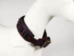 wide leather dog collar