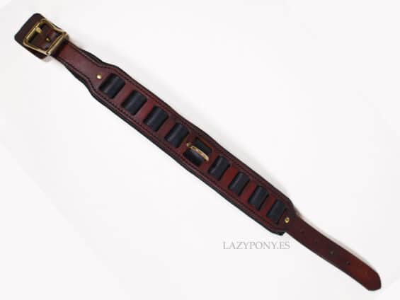 wide leather dog collar
