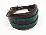 braided hound dog collar Lazypony