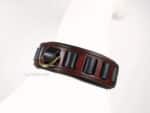 wide leather dog collar