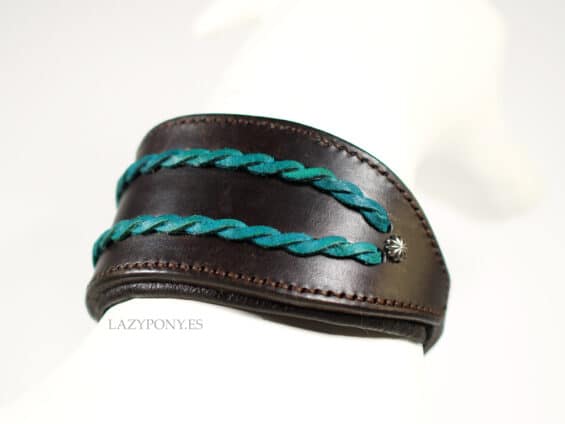 braided hound dog collar Lazypony