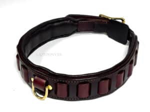 wide leather collar for large dogs Lazypony