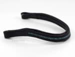 Crystal Browband Lazypony Indicolite, wave leather horse bling browband