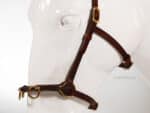 Leather cavesson with Baroque buckles Lazypony